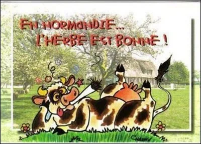 N - Dans une chanson de Gérard Blanchard, une vache déracinée voulait revoir sa "Normandie".