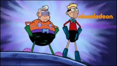 Comment s'appellent les 2 vieux super-héros, idoles de Bob, et son meilleur ami l'étoile ?