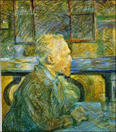 Toulouse Lautrec a peint le portrait de Van Gogh.