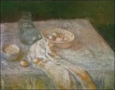 Lequel de ces deux peintres a réalisé le tableau "Nature morte aux ufs" ?