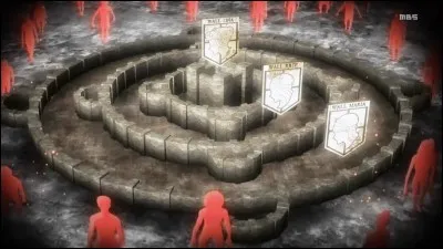 L'ordre des murs, de l'extérieur vers l'intérieur, est :