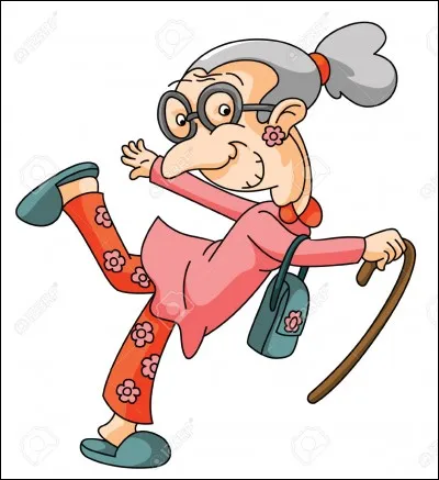 Tu croises une vieille dame dans la rue. Tu...