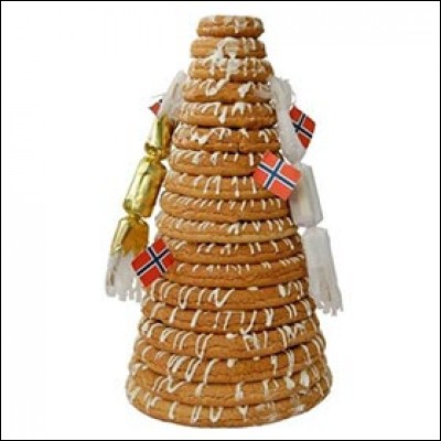En Norvège, le kransekake est réservé à la célébration de la fête nationale.
