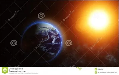 La distance qui sépare la Terre du Soleil est de (environ) :