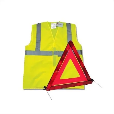 En quelle année le gilet jaune et le triangle de signalisation furent obligatoires ?