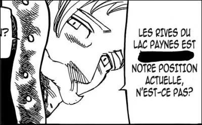 Les rives du lac Paynes se trouvent dans la direction :