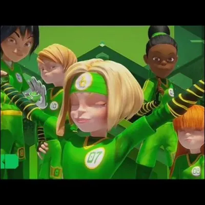 Comment s'appelle la capitaine des Ninjaz ?