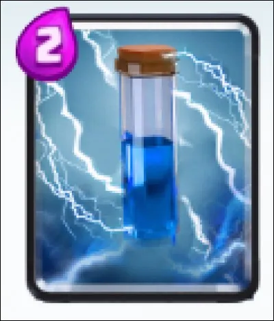 Le sort d'électrocution au niveau 1 a une :