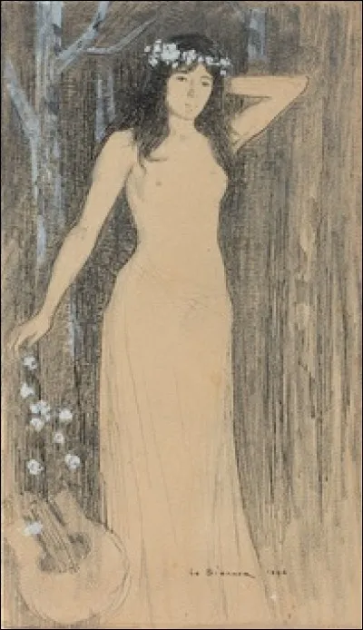 A qui doit-on "Muse à la lyre" ?