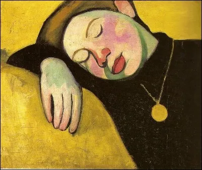 Qui a représenté cette "Jeune fille endormie" ?