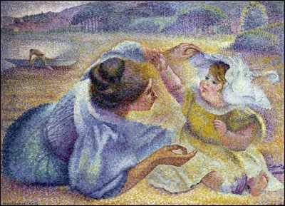 Qui a représenté cette mère et son enfant ?