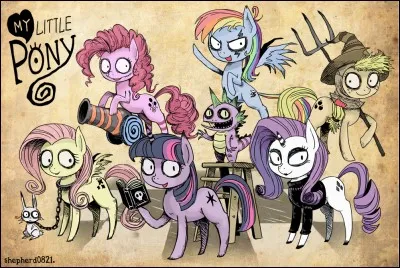 Voilà le Mane 6 ! Mais que serait la princesse sans ses cinq amies ?