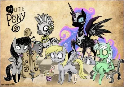 Assez parlé de personnages principaux, les background poney et les background non poney montent sur scène avec une jument nommée ... à leur tête !