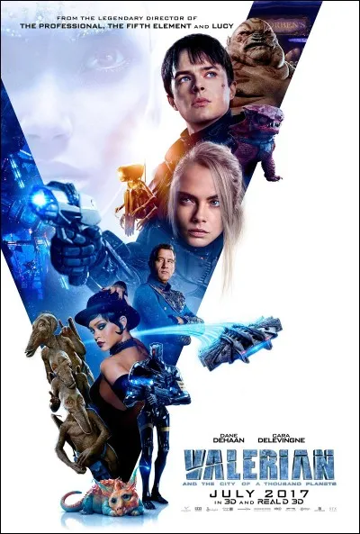 Dans le film "Valerian" qui vient de sortir, Cara joue...