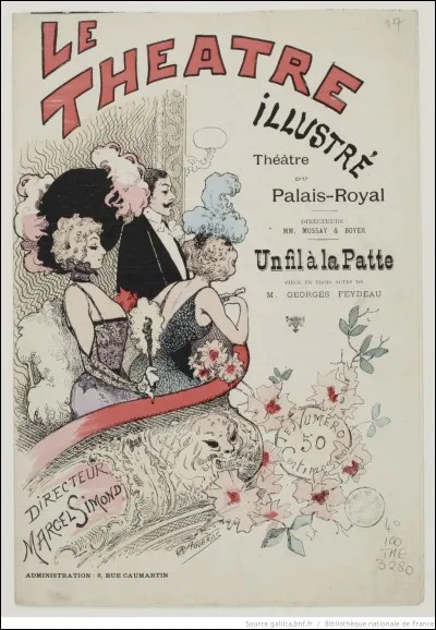 Comment s'appelle la chanteuse et la ma&icirc;tresse de Fernand de Bois-d'Enghien dans la pi&egrave;ce comique &laquo; Un fil &agrave; la patte &raquo; de Georges Feydeau ?