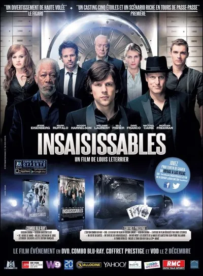 Quel acteur a joué dans "Insaisissables 2" ?