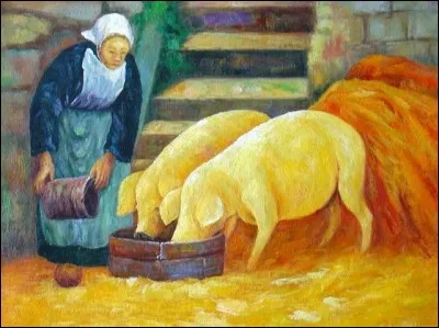 A qui appartiennent ces "bretonnes avec cochons" ?