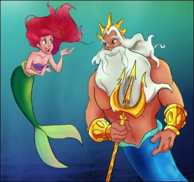 Qui est le roi de ce royaume et le père d'Ariel ?