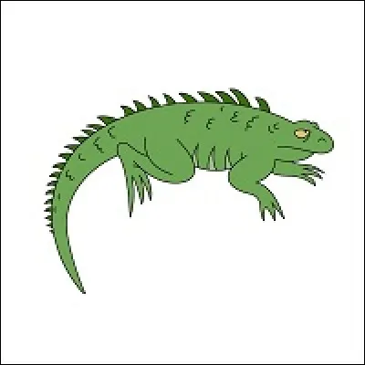 Comment s'appelle l'iguane de Patty et Selma ?