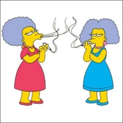 Quelles sont les couleurs de base des cheveux de Patty et Selma ?