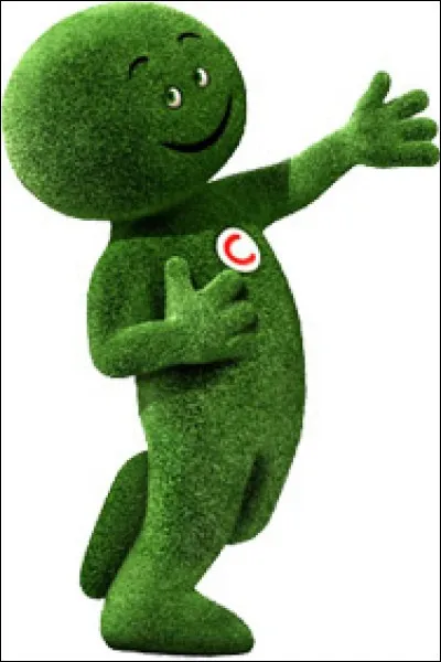 Quelle banque a un logo qui est représenté par un bonhomme vert ?