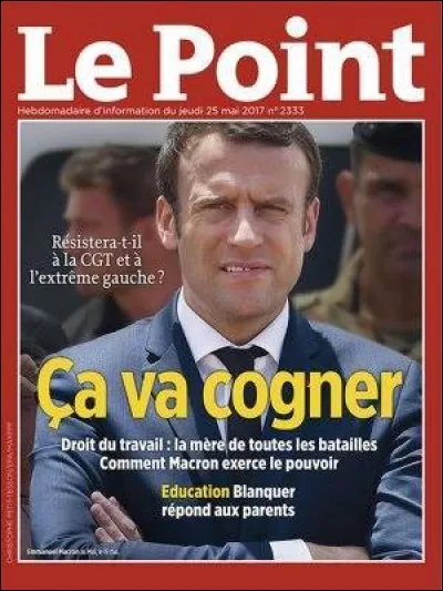 Quelle est l'orientation politique du journal "Le point" ?