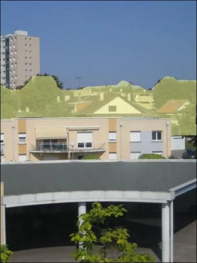 Que reprsente la zone jaune ?