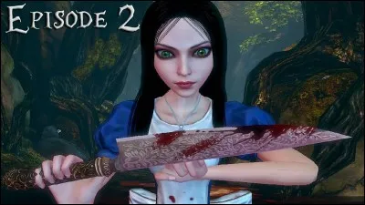 Dans ''Alice : Retour au pays de la folie'', quel est le nom exact de la dague que l'on peut voir sur la photo ?