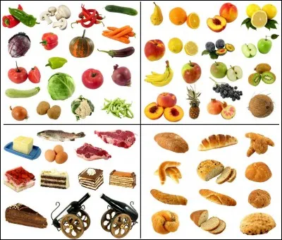 Parmi les aliments ci-dessous, lesquels manges-tu ?