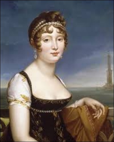 Caroline Bonaparte était la plus jeune sur de Napoléon Bonaparte.