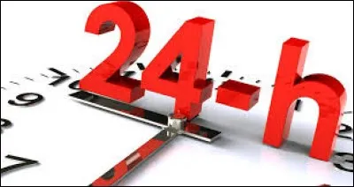 Dans 24 heures, il y a 1 440 minutes.