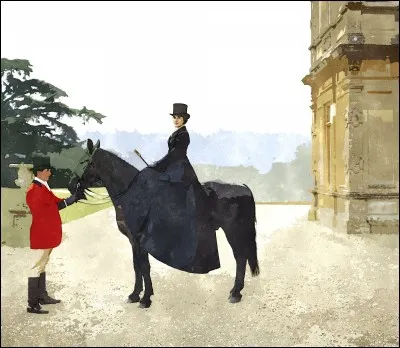 Quel est le nom du cheval de lady Mary dans la saison 1 ?