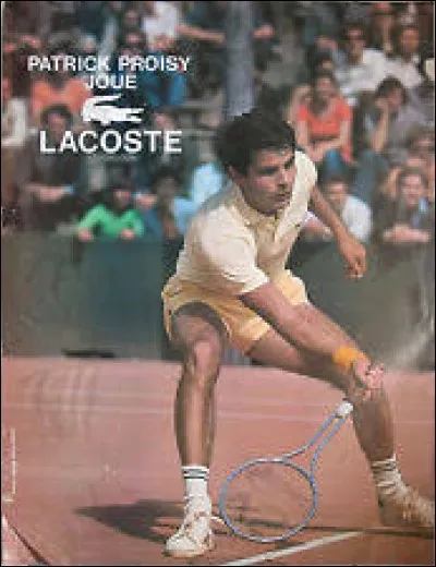 Dans quel tournoi du Grand Chelem, le français Patrick Proisy a-t-il été en finale ?