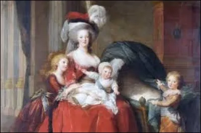 Marie-Antoinette aura avec Louis XVI quatre enfants, deux garçons et deux filles.