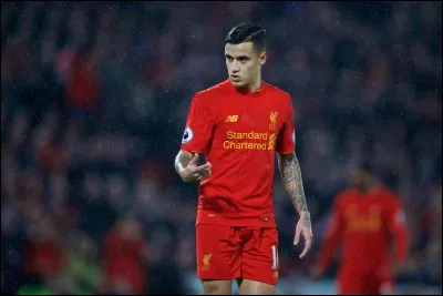 Quel numéro porte Coutinho (juillet 2017) ?
