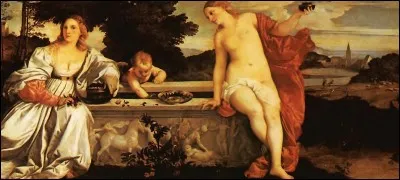 Qui a peint "Amour sacré et Amour profane" ?