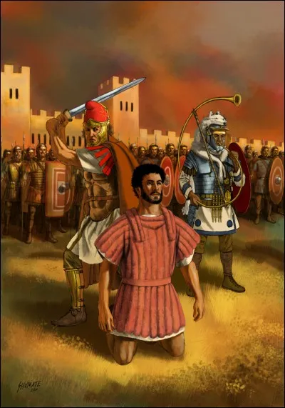 Peine militaire d'une grande cruauté, la plus crainte dans l'armée romaine. Quelle est-elle ?