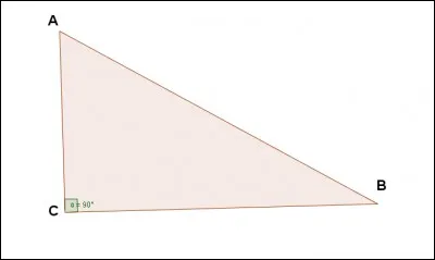 Quelle est la définition du théorème de Pythagore, avec ABC triangle rectangle en C ?