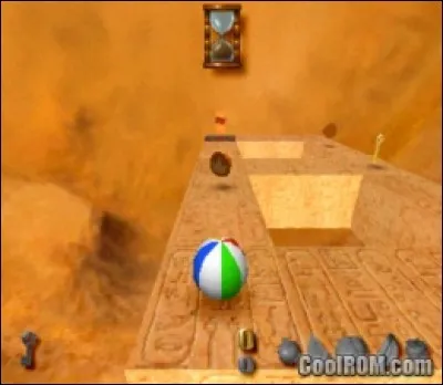 Quel est ce jeu sur PS1 où le but est de déplacer un ballon ?