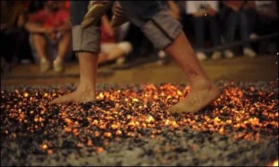 Etre sur des charbons ardents !