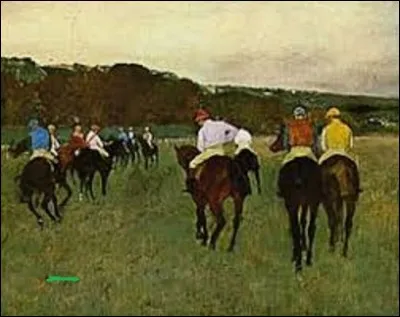 Conservée au musée des beaux-arts de Boston ''Cheval de course à Longchamp'' est l'oeuvre d'un peintre impressionniste. Parmi ces trois artistes de ce mouvement, lequel a peint cette toile en 1871 ?