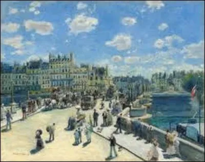 On reste un instant dans le monde de l'impressionnisme. Quel peintre de ce mouvement a réalisé, en 1872, cette huile sur toile nommée ''Le Pont-Neuf'', actuellement conservée à la National Gallery of Art à Washington ?