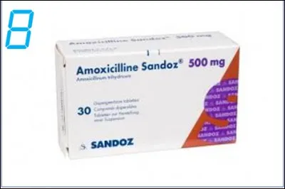 On démarre le top 5 avec le seul antibiotique de la liste : l'amoxicilline.
Il a beau être fréquemment prescrit il n'en reste pas moins dénué d'effet secondaire. 
Laquelle de ces propositions est un effet secondaire classique de l'amoxicilline ?