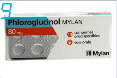 En neuvième place on retrouve le phloroglucinol un médicament efficace contre les douleurs abdominales. 
À quelle famille thérapeutique appartient-il ?