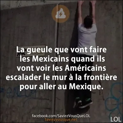 Quel président américain avait comme projet d'ériger un mur encore plus grand entre les États-Unis et le Mexique?