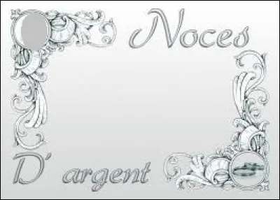 Combien d'années de mariage faut-il pour fêter les noces d'argent ?