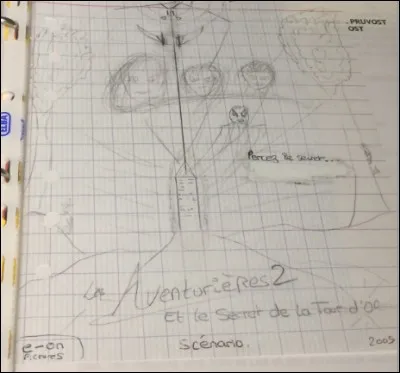 Quand fut d&eacute;marr&eacute;e l'&eacute;criture du sc&eacute;nario du "Secret de la Tour d'Or" ?