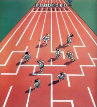 Quel est le revêtement spécifique des pistes d'athlétisme ?