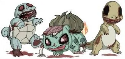 Lequel de ces Pokémons n'est pas sur la photo ?