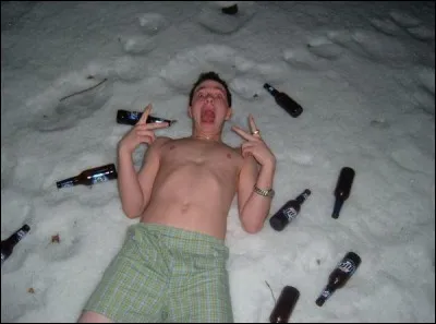 L'alcool réchauffe.